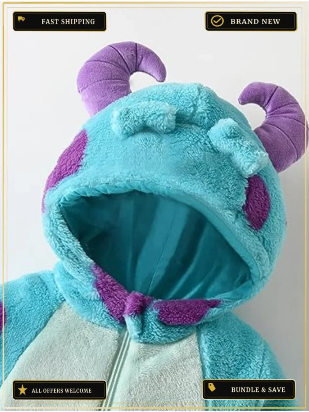 Baby Monster Costume Cute Animal Onesie Halloween Outfit